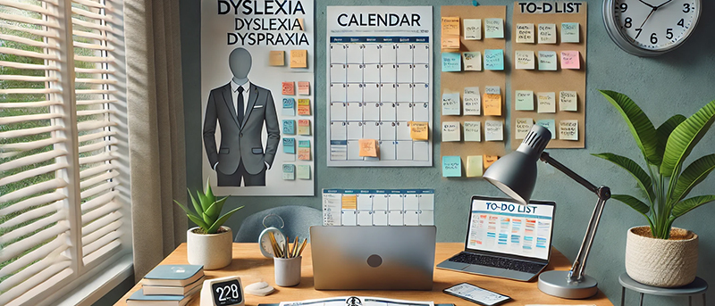 S'organiser quand on est un adulte DYS - Image générée par IA