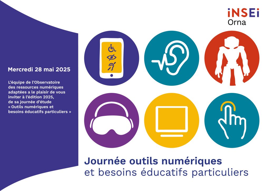 Journée « Outils numériques et besoins éducatifs particuliers » le 28 mai 2025 à l’INSEI