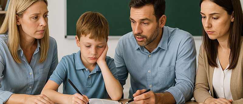 Accompagner un enfant DYS dans sa scolarité - Image générée par IA