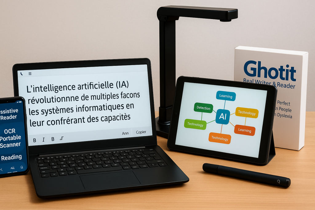 Les innovations technologiques pour les DYS - Image générée par IA