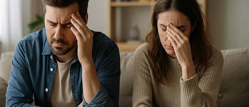 Burnout parental - Image générée par IA