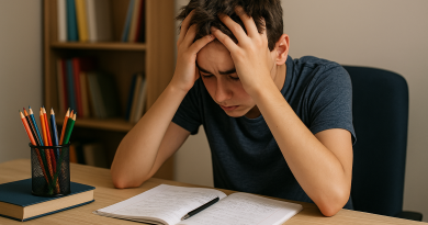 Dyslexie et stress chez les ados - Image générée par IA