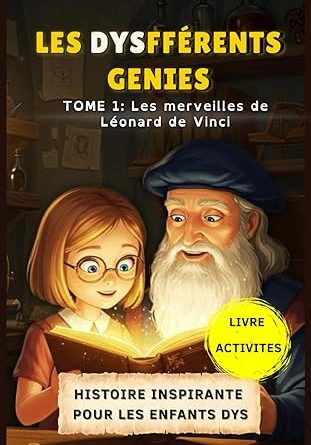 Les Dysfférents Génies - Tome 1 : Les Merveilles de Léonard De Vinci : Magnifique histoire inspirante pour enfants dyslexiques / Livre spécial Dys