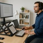 Adapter un poste de travail pour un adulte avec dyslexie ou dysorthographie - Image générée par IA