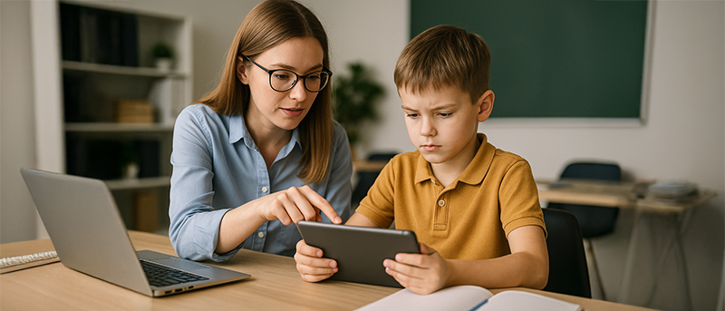 Technologies numériques et IA pour les troubles DYS : un essor prometteur… à manier avec prudence - Image générée par IA