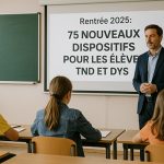 75 mesures pour les DYS, rentrée 2025 - Image générée par IA