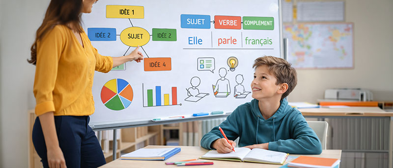 Comment les aident visuelles facilitent l'apprentissage chez les dys