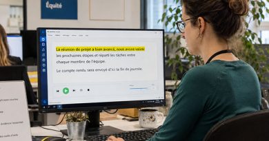 Espace de travail inclusif et moderne - Image générée par IA