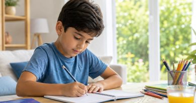Enfant DYS faisant ses devoirs