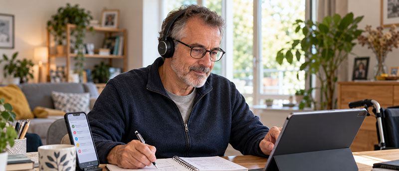 De l'utilité des outils DYS pour les suites AVC - Image générée par IA