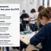 Salle d'examen avec infographique DYS - Image générée par IA